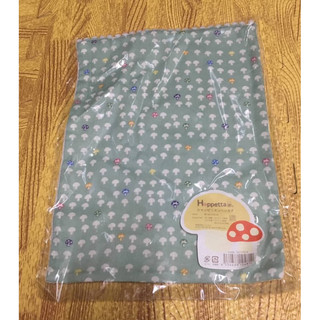Hoppetta 小蘑菇手帕｜100% 純棉｜約30×22cm｜日本製