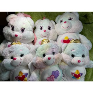 33cm 45cm 彩虹熊 娃娃後揹包Care Bears 愛心熊 蜜蜂 天使熊 皇冠 變裝熊彩虹泰迪熊玩偶 正版