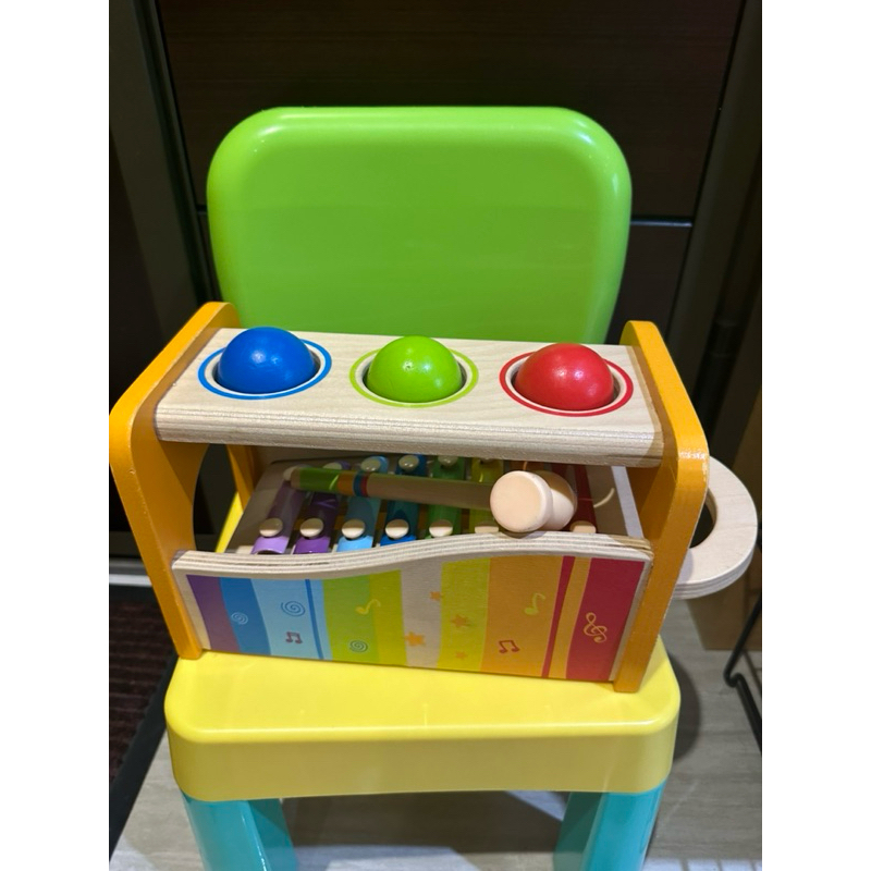 （二手） HAPE 多功能敲琴台/兒童木琴/音樂啟蒙教具