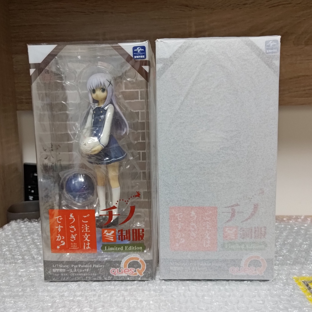 日版 全新 限定版 QuesQ 點兔 智乃 冬季制服 1/7 PVC 香風智乃 請問您今天要來點兔子嗎