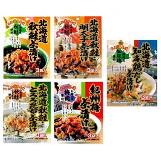 +爆買日本+ 北海大和 北海道秋鮭/秋鮭明太子/和歌山紀州梅/秋鮭昆布/知床雞 茶漬 飯友 茶泡飯
