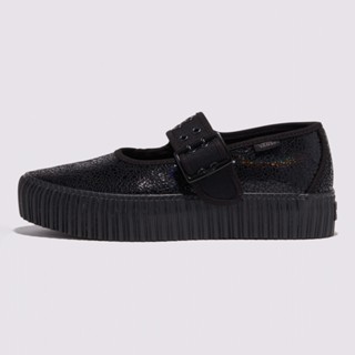 [unclev1966] Vans Mary Jane Creeper 黑色 蛇皮紋 暗黑 龐克 扣環 鬆餅底 瑪莉珍鞋