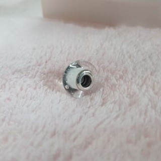 潘朵拉PANDORA 白色氣泡琉璃吊飾