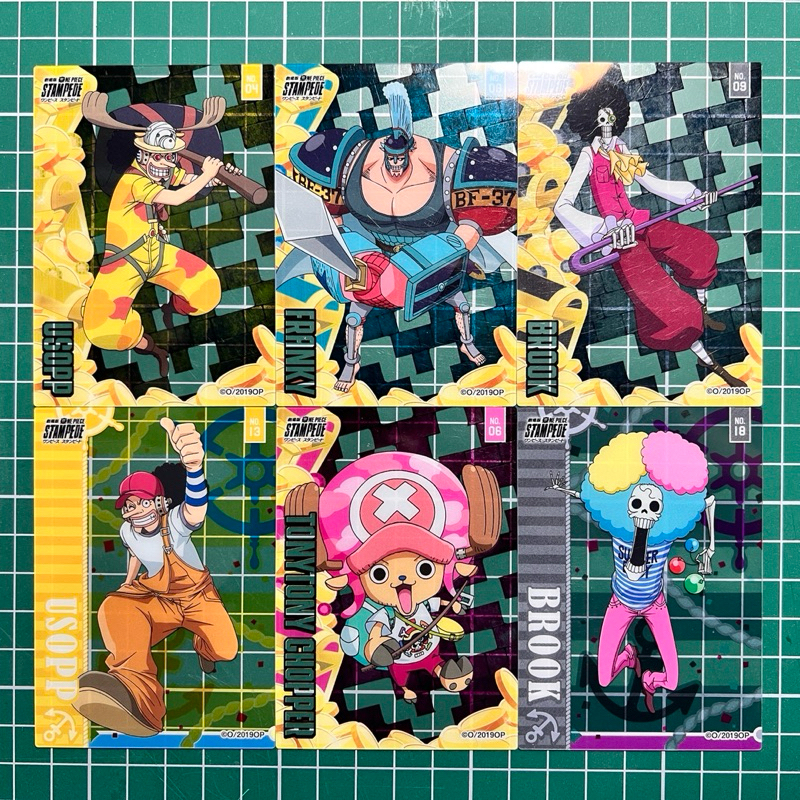 One Piece 海賊王 航海王 RED 奪寶爭霸戰 角色卡 透卡 閃卡 戰鬥卡 香吉士 騙人布 喬巴 布魯克 佛朗基