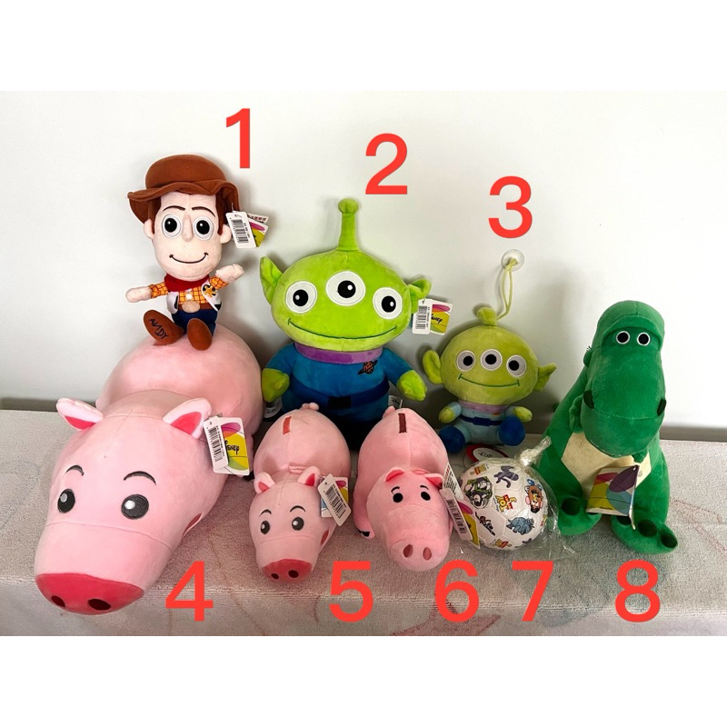 現貨出清大特價⚠️ 滿99元（不含運）出貨 迪士尼玩具總動員Toy Story胡迪三眼怪火腿豬抱抱龍Woody Hamm