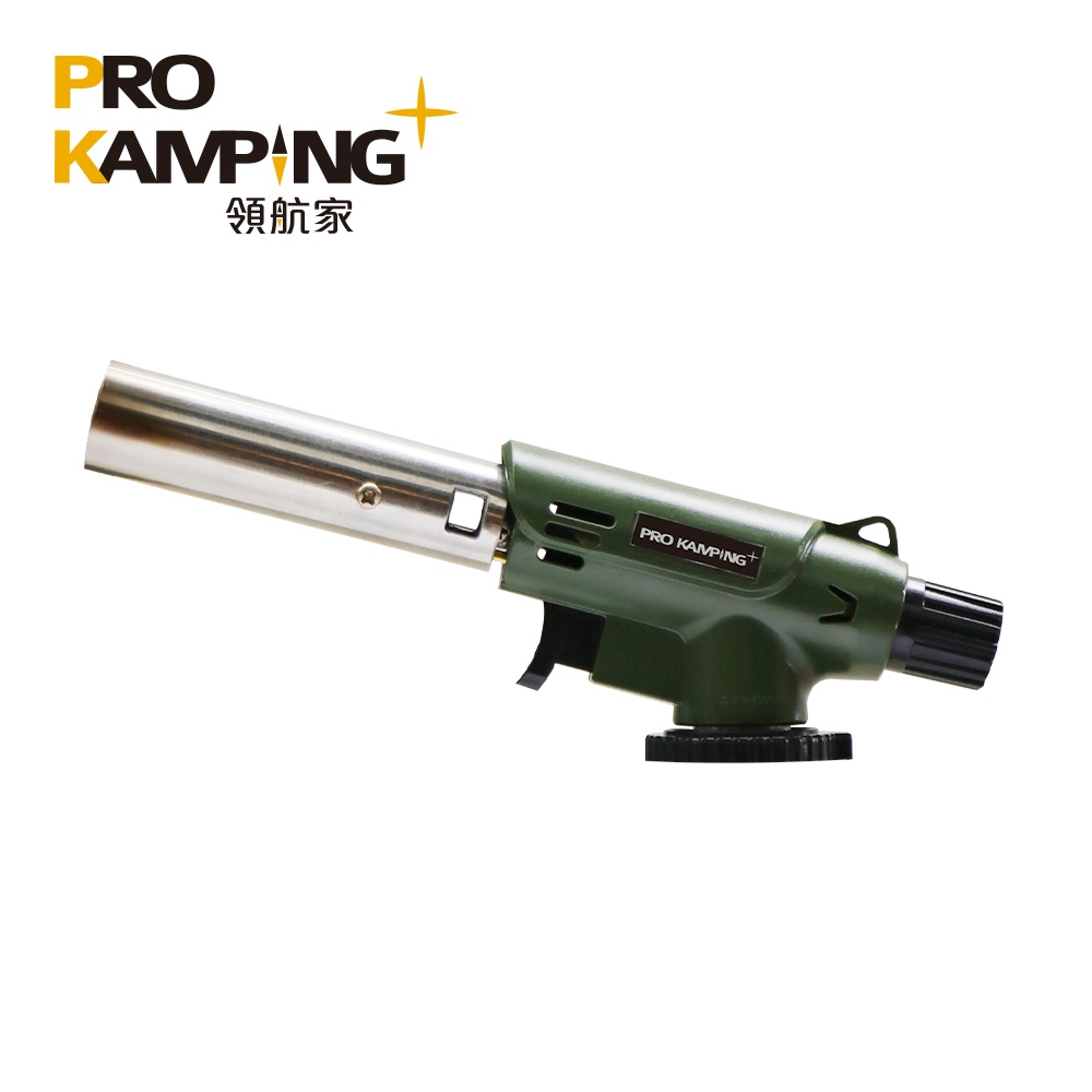 Pro Kamping領航家 防衝火噴槍 PK-401 韓國製戶外露營點火噴槍 烘焙炙燒廚房噴槍 瓦斯噴燈頭