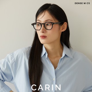 CARIN 光學眼鏡 DENSE M C5 復古方形膠框 - 金橘眼鏡