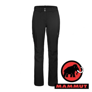 【MAMMUT 長毛象】女防風軟殼長褲『黑』1021-01410