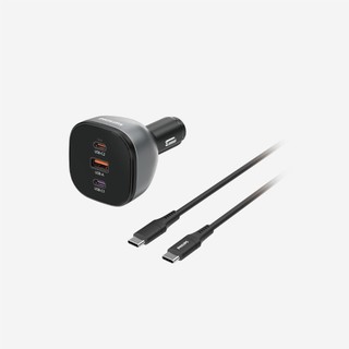 PHILIPS 飛利浦 黑金剛 PD 165W 快充車充組 DLP3539C