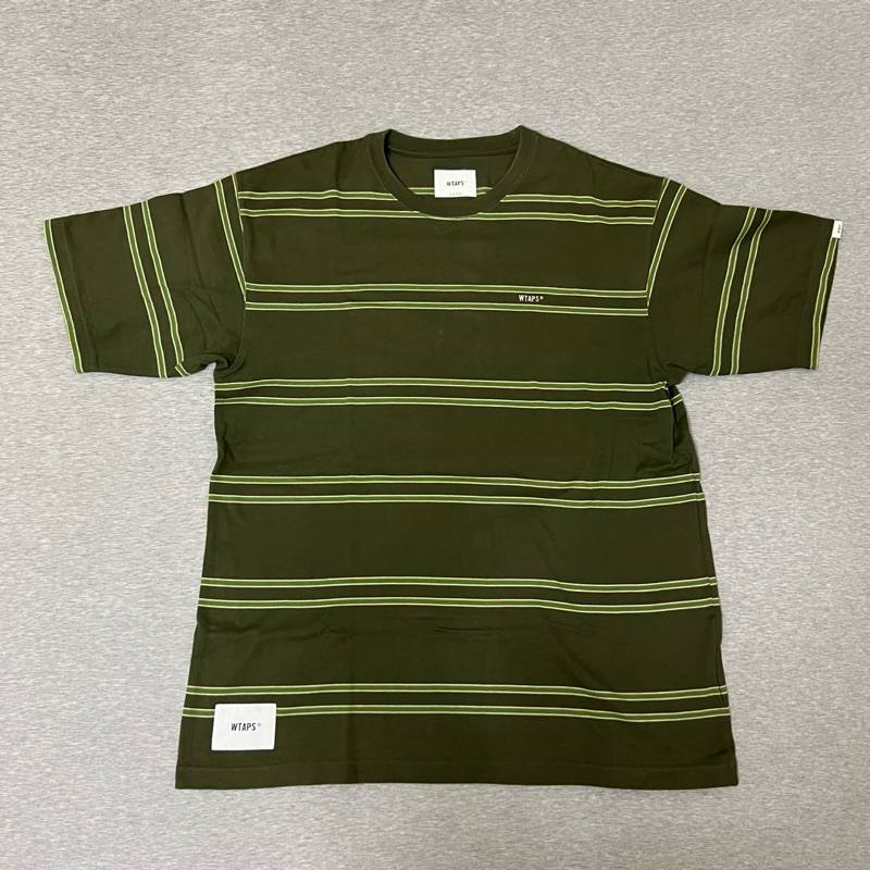 WTAPS JAM 02 SS TEE 軍綠條紋 3(L)號
