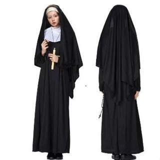 肥婆奶奶 修女裝 萬聖節服裝 萬聖節道具 變裝派對 cosplay 化裝舞會 大人變裝服 大人修女服裝 大人修女服