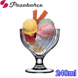 土耳其Pasabahce流線冰淇淋杯~點心杯~甜點杯~造型杯240cc