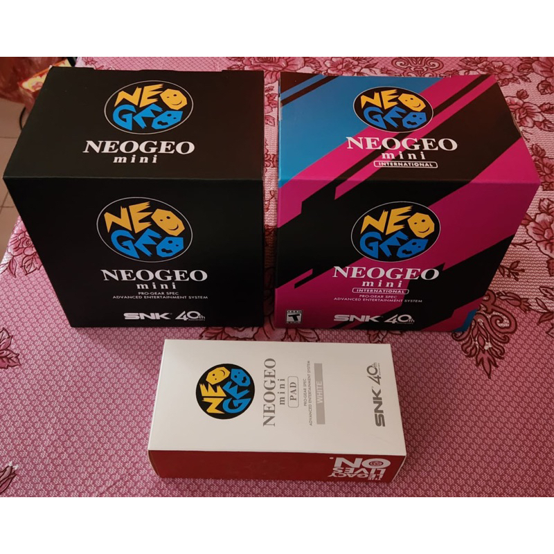 SNK NEOGEO mini 日本版主機 /國際版主機 / SNK NEO GEO Mini 手把 白色 有線控制器