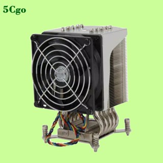 5Cgo.全新Supermicro/超微 SNK-P0050AP4 4U主動式CPU散熱器LGA2011純銅5熱管靜音