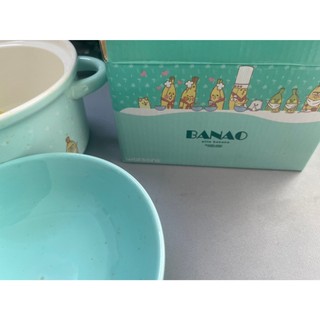 全新 屈臣氏 BANAO 香蕉先生 時間有點碗 泡麵碗 陶瓷 湯碗 800ml (附湯匙)