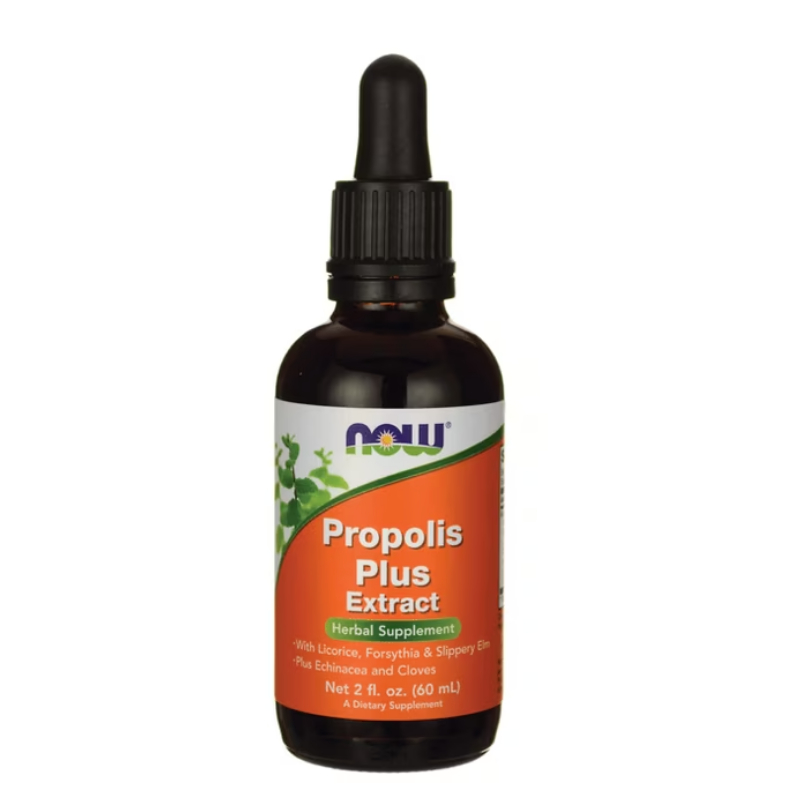 <現貨在臺(2027/04)>us NOW Foods 蜂膠加有益植物萃取物 ，2盎司(60 ml )櫻桃風味液