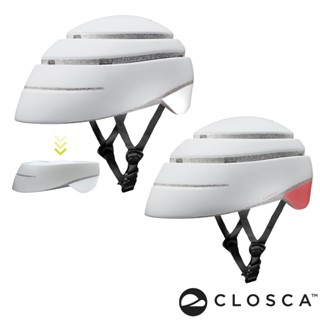 小哲居 西班牙CLOSCA LOOP自行車/滑板運動摺疊安全帽-M號(頭圍56~58CM)