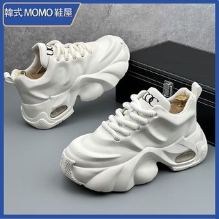 韓式MOMO鞋屋 老爹鞋 男士老爹鞋 46碼鞋 休閒鞋 厚底增高麵包鞋 韓版老爹鞋 百搭休閒鞋 小白鞋男 輕便鞋 運動鞋