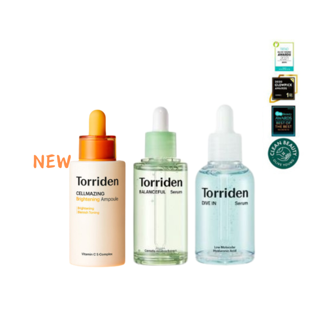 【Torriden】5D微分子玻尿酸保濕精華 維他命亮白安瓶 (50ml/30ml) |HelpBuyKr商城旗艦館