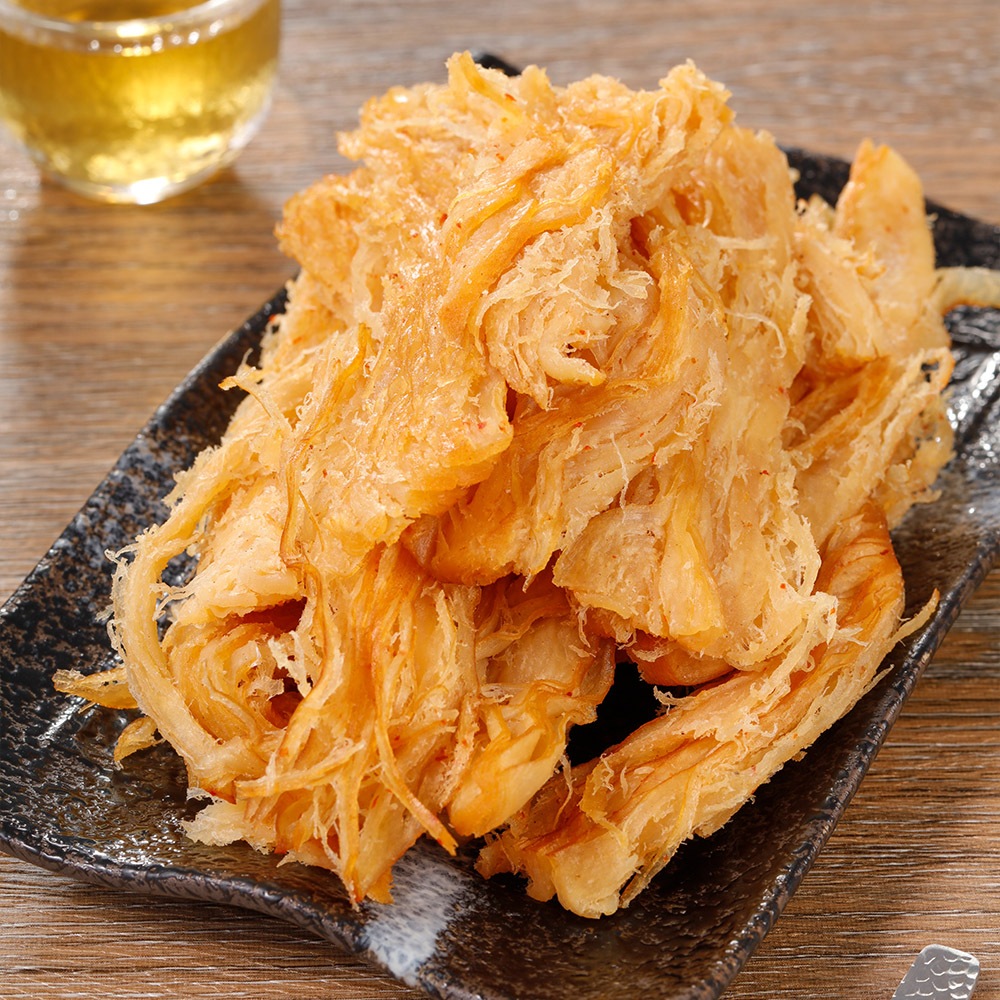 華得水產 霸王魷魚條(110g/包)｜海味乾貨/零食/魷魚乾/下午茶點心/伴手禮