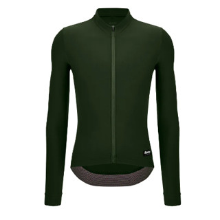 🔥全新公司貨🔥Santini 2025 RTR冬季長袖車衣 男女共版 競賽貼身 -軍綠 競賽貼身/易於儲物 秋冬流行款