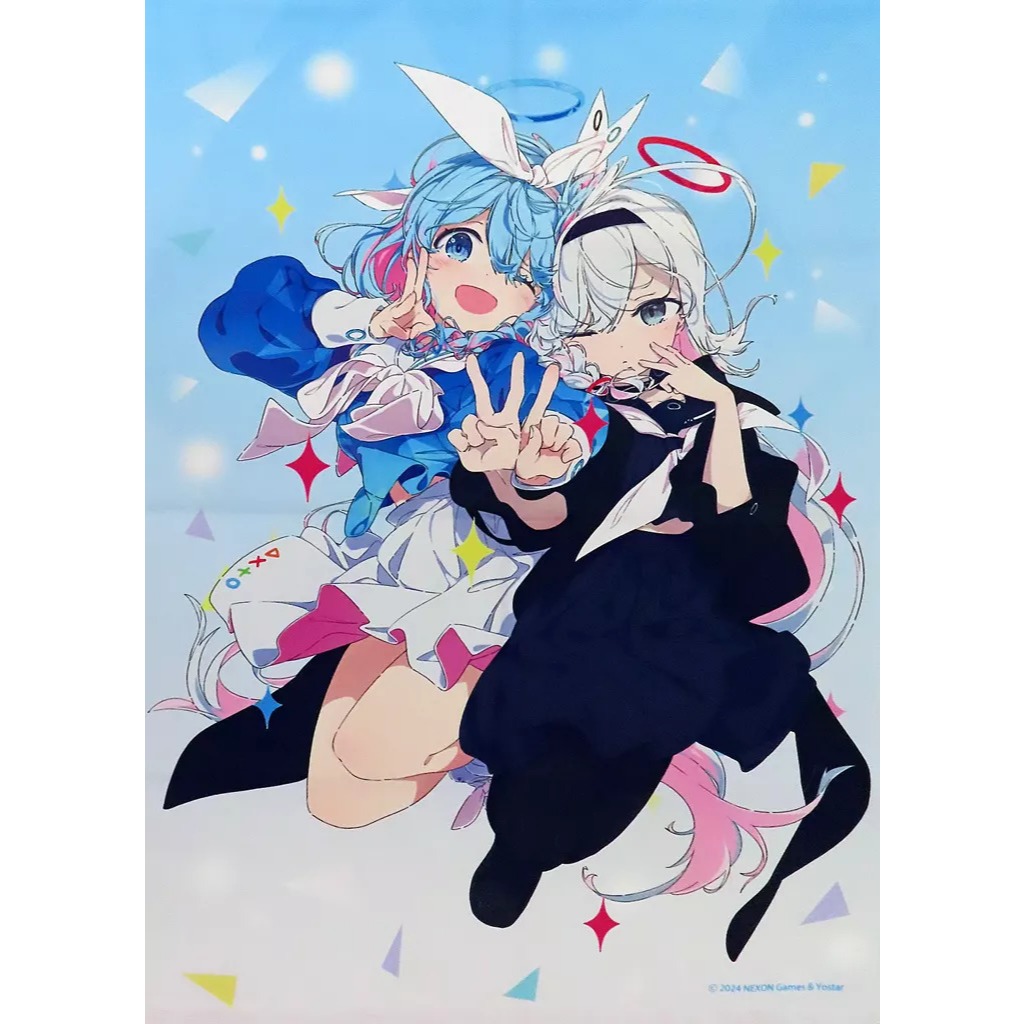 蔚藍檔案 掛軸 阿羅娜 & 普拉娜 蔚藍檔案 3rd Anniversary Yostar