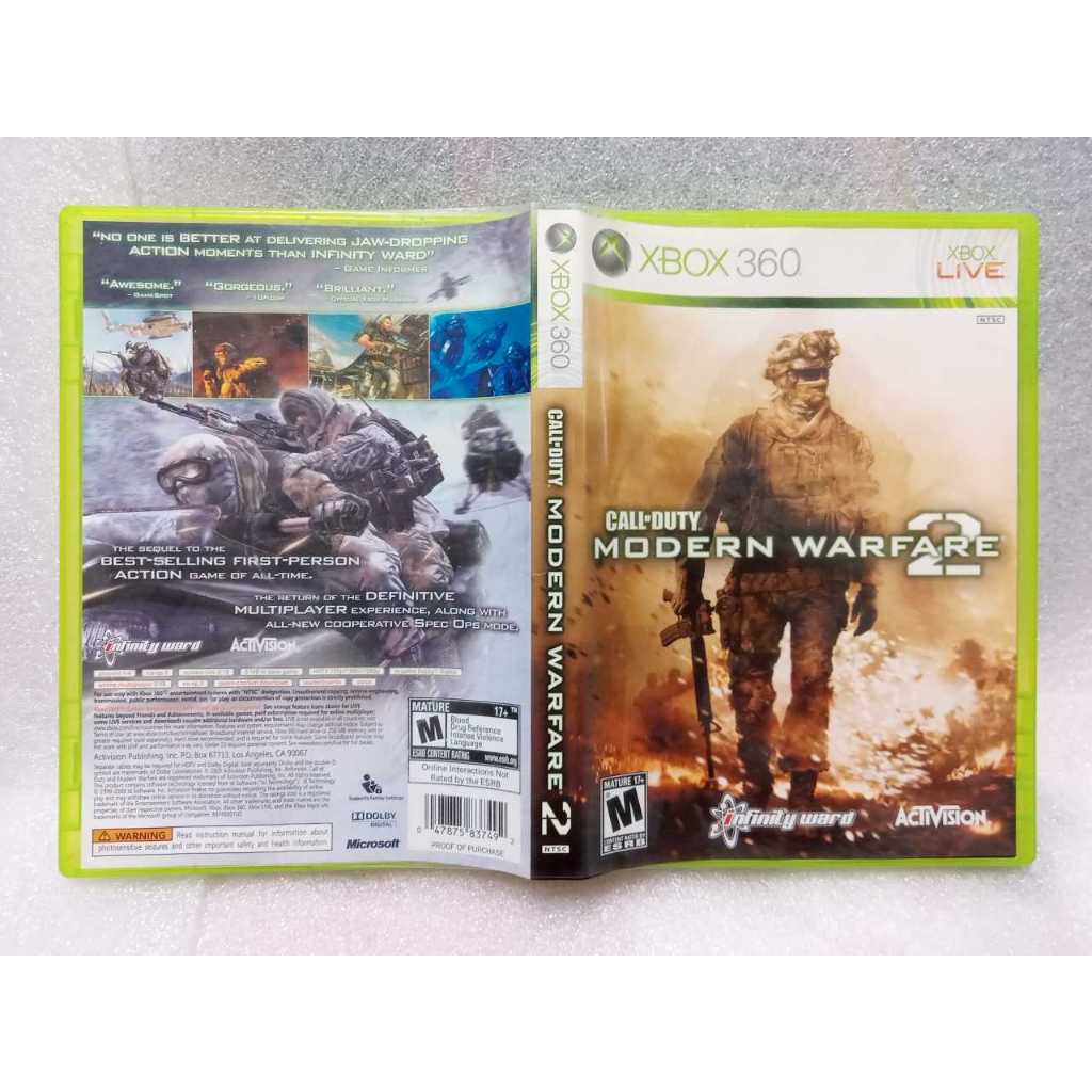 XBOX 360 Call of Duty: Modern Warfare 2 決勝時刻：現代戰爭2