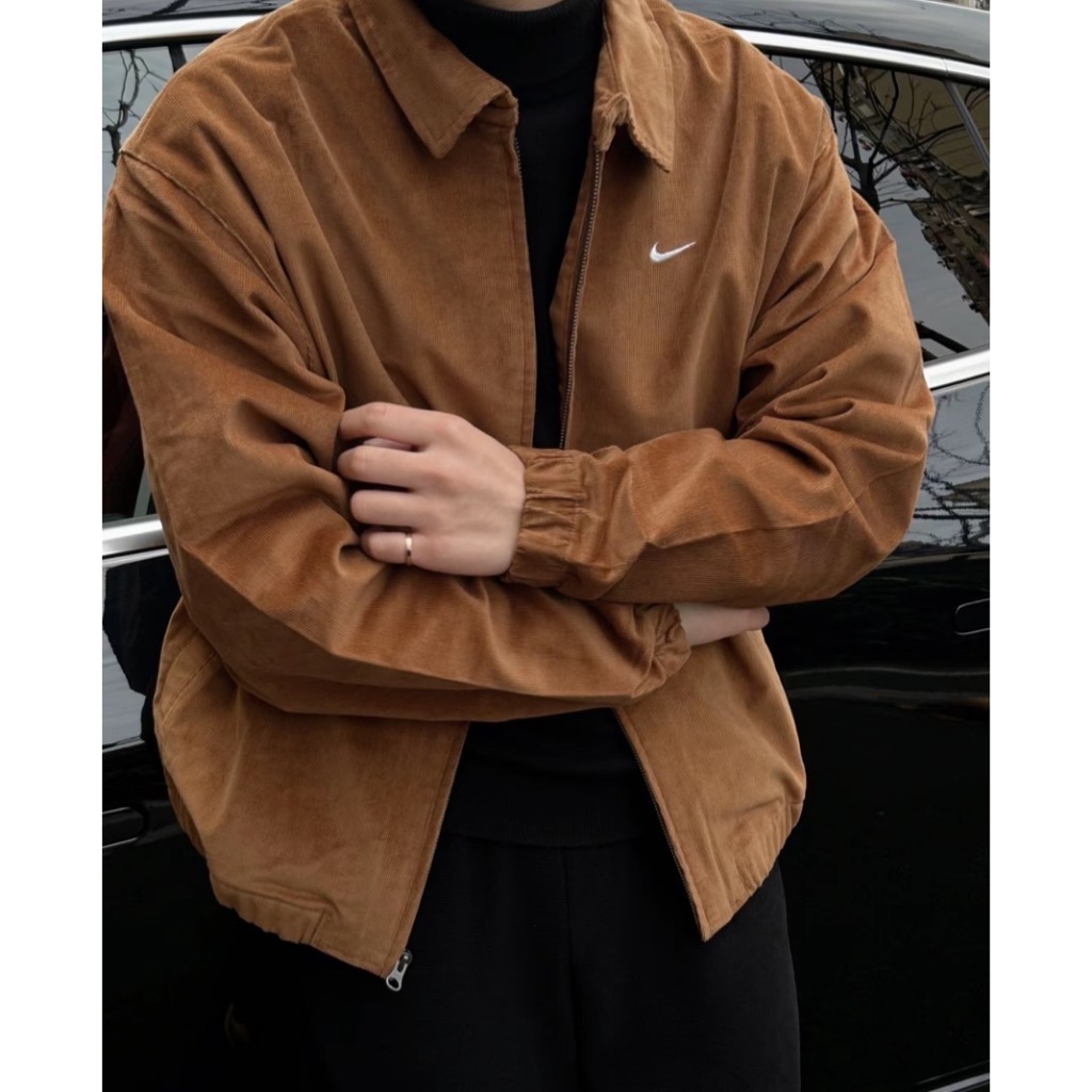 ☆CHIN代購☆ Nike NSW 男 燈芯絨 襯衫外套 抹茶綠 棕 咖啡 DX9071-270 386