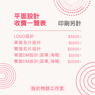 平面設計 LOGO 名片 選單 DM 海報 傳單