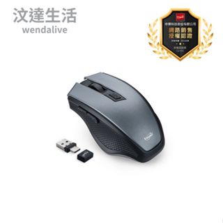 滑鼠 無線滑鼠 靜音滑鼠 E-books M72 六鍵式Type C+USB雙介面靜音無線滑鼠