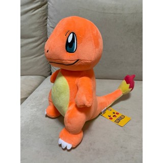 全新 正版 寶可夢 小火龍 30cm 娃娃 抱枕 絨毛玩具 皮卡丘 神奇寶貝 熊嗨星夾取物 兒童 生日禮物