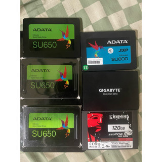 ssd 120g 固態硬碟 全新/二手良品 ADATA KINGSTON GIGABYTE
