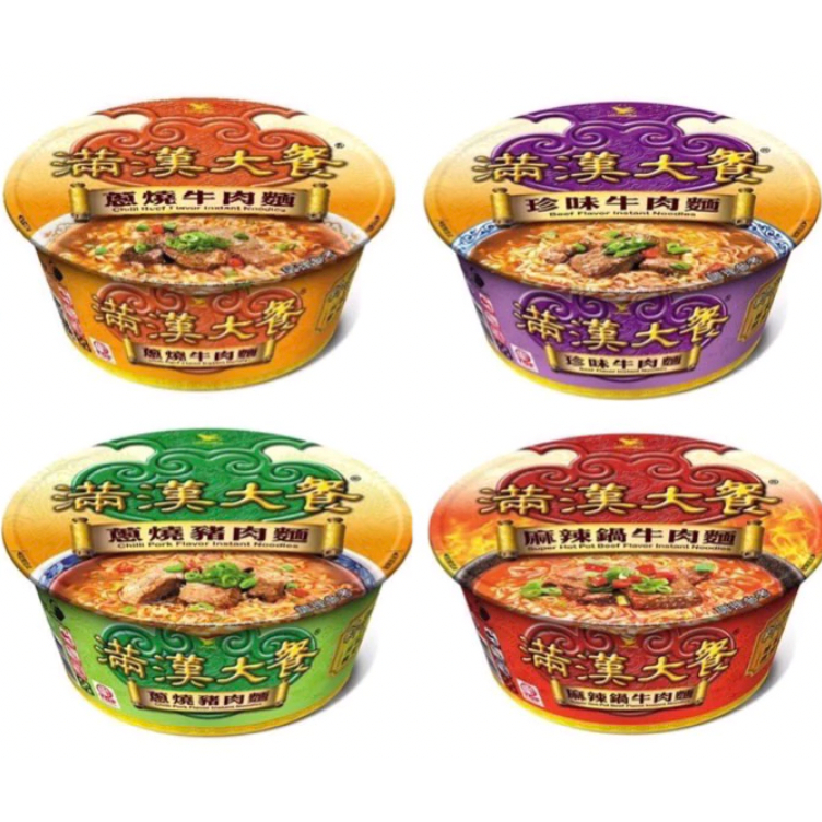 【小伊購物】一筆訂單最多12碗（無法再合併其他商品）滿漢大餐 蔥燒牛肉/珍味牛肉麵 /蔥燒豬肉麵/滿漢大餐
