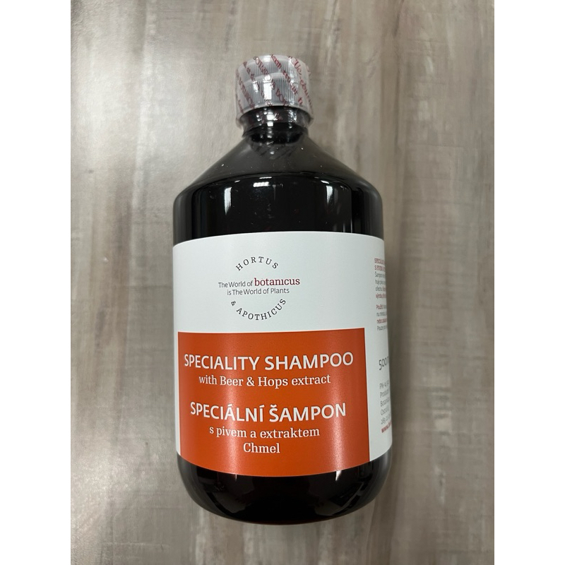 現貨 捷克菠丹妮Botanicus啤酒花洗髮精 500ml