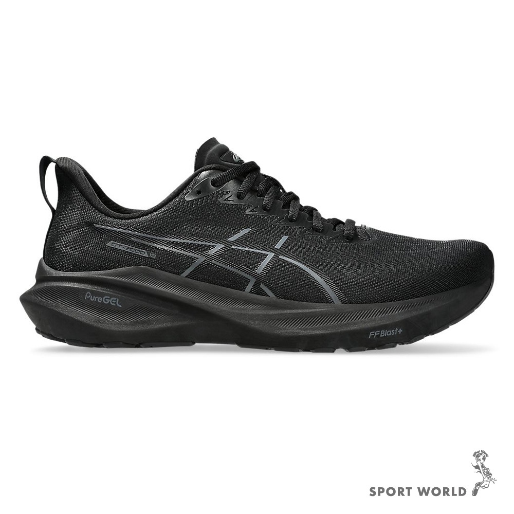 Asics 亞瑟士 慢跑鞋 男鞋 4E超寬楦 支撐 GT-2000 13 全黑【運動世界】1011B863-002
