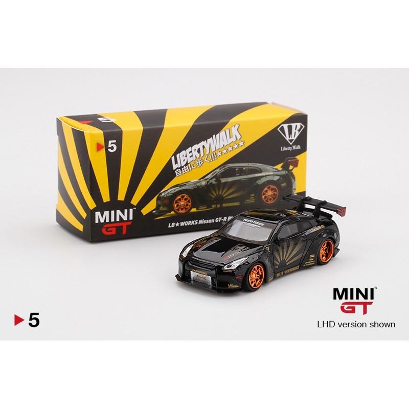 MINI GT #5 LB WORKS Nissan GT-R R35