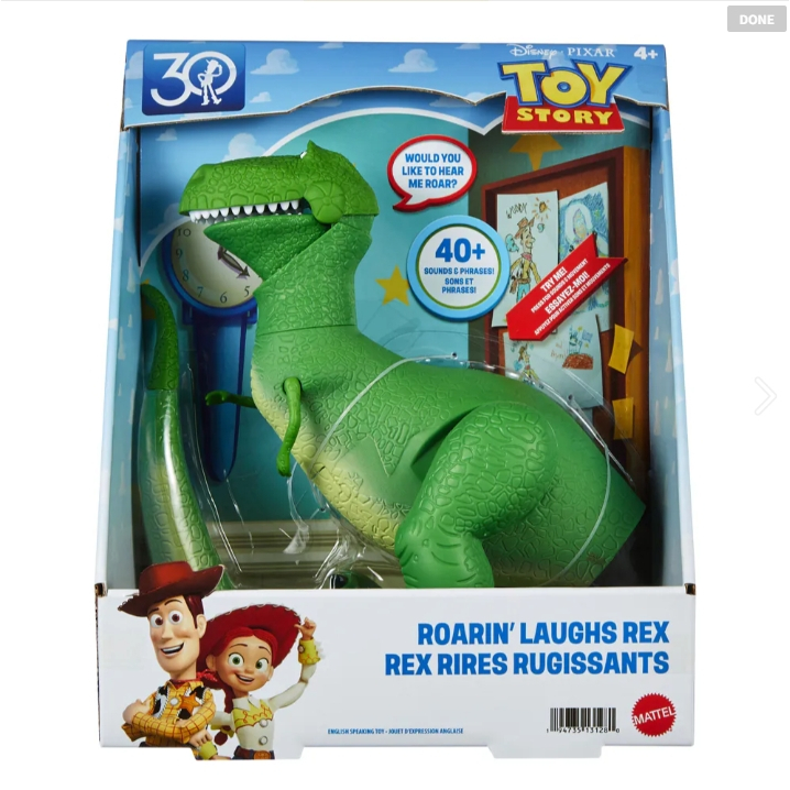 [TC玩具] 皮克斯 動畫可動音效公仔 抱抱龍 玩具總動員 CP 原價2499 特價