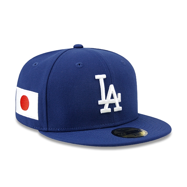 【New Era】MLB 洛杉磯 道奇隊 日本國旗 大谷翔平 限定 59FIFTY【ANGEL NEW ERA】