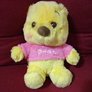 日本正版 迪士尼 Disney 小熊維尼 Winnie the Pooh娃娃 維尼 玩偶 絨毛玩具 填充玩具 禮物