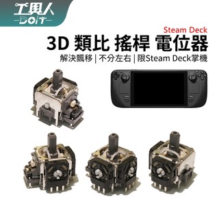 鹿港現貨 Steam Deck 碳膜搖桿 3D 類比 搖桿 電位器 香菇頭 蘑菇頭 搖桿頭 零件 料件