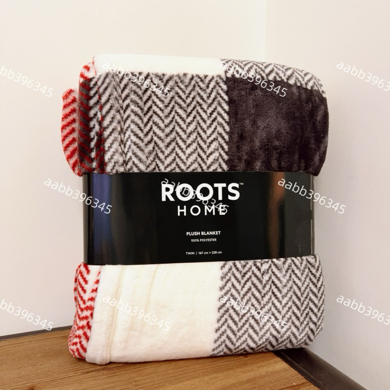 ROOTS 法蘭絨蓋毯 毯子 被子 毛毯 限量