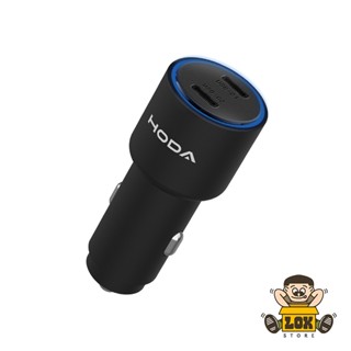 HODA 72W 雙孔 USB-C 車載PD快速充電器 充電頭 車充