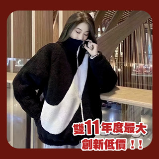 【KT USA】Nike Swoosh Jacket 雙面外套 大勾 絨毛 羊羔毛 立領保暖外套 DC5138-010