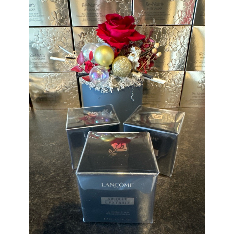 LANCOME蘭蔻 絕對完美黑鑽奢燦乳霜5/15ml 效期2027/02