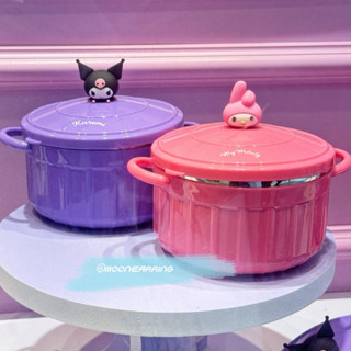 現貨開發票★Sanrio 三麗鷗Kuromi & My Melody造型隔熱碗二入 庫洛米美樂蒂 泡麵碗 SOGO來店禮