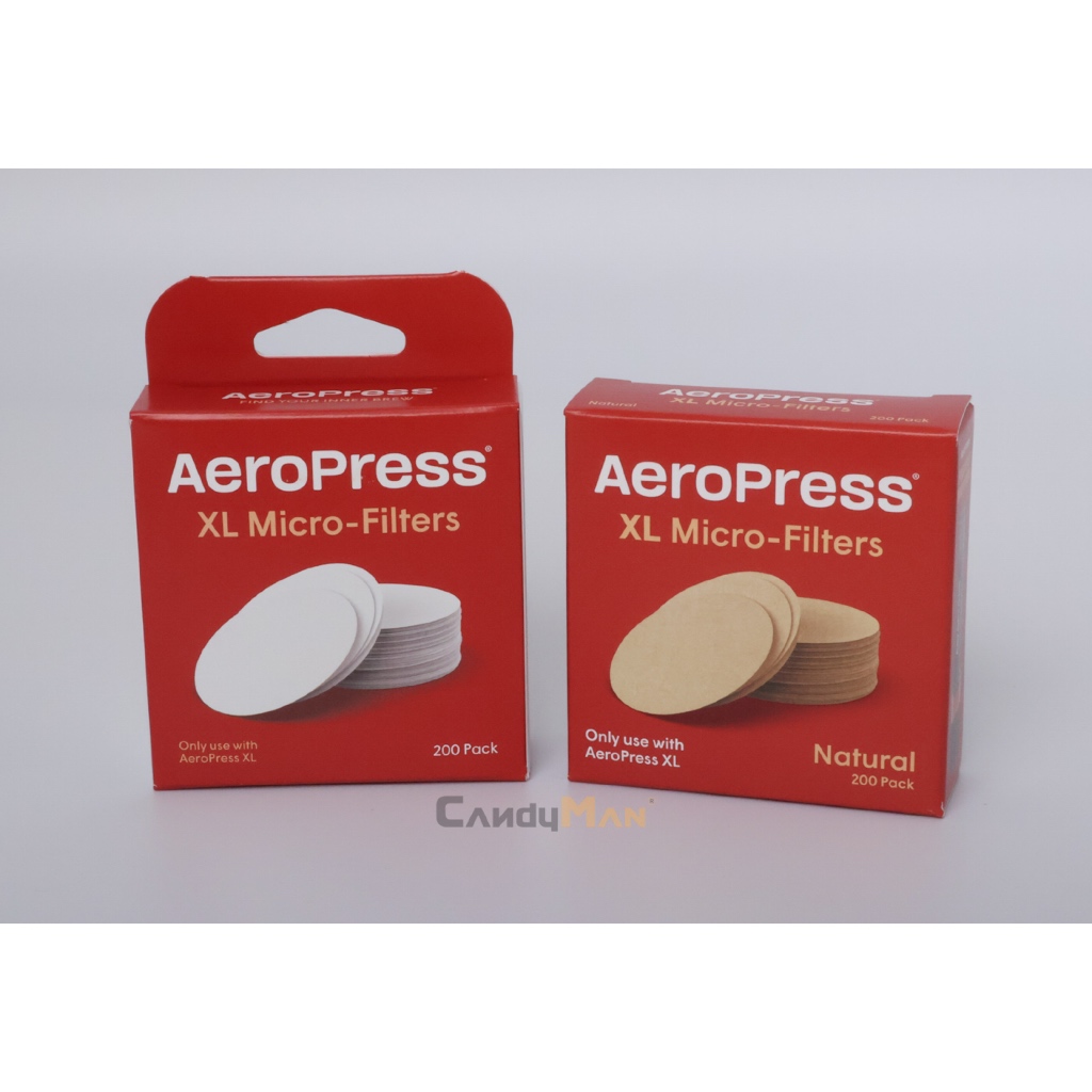 Aeropress XL 愛樂壓 XL 版 專用原廠濾紙(白/原色） 內含200張 總代理現貨 美國製造