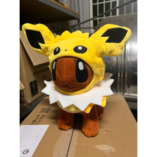 寶可夢變妝伊布絨毛玩偶 娃娃 神奇寶貝 Pokémon 皮卡丘 二手商品