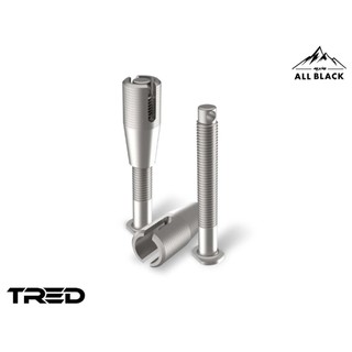 黑四驅ALL BLACK -【TRED】脫困板螺紋快拆插銷 115mm