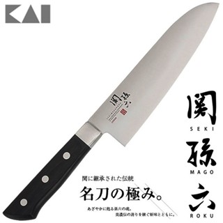 【貝印KAI】日本貝印關孫六若竹三德廚用刀-16.5cm(AB-5420) 不銹鋼廚刀 三德刀 日本料理刀 日本廚刀