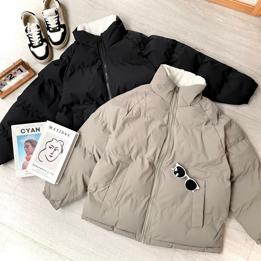 【KT USA】秋冬內刷毛麵包外套 寒流鋪棉外套 似羽絨外套 米其林麵包外套 羊羔毛外套 情侶外套 保暖外套 防風 多色